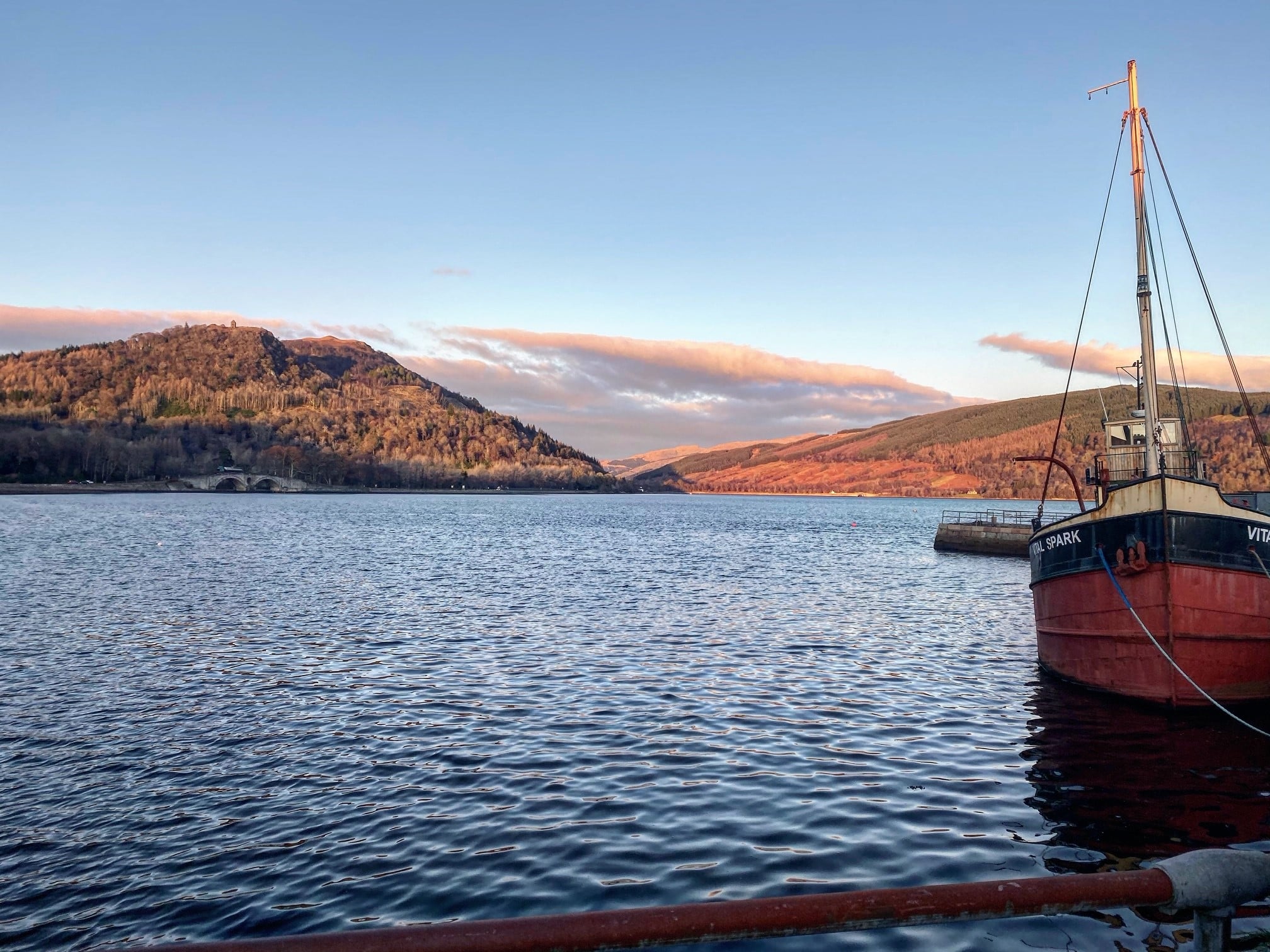 Inveraray View of harbour at Inveraray.