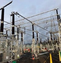 Substation infrastructure.