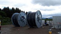 Large metal cylinders.