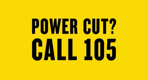Power cut? Call 105