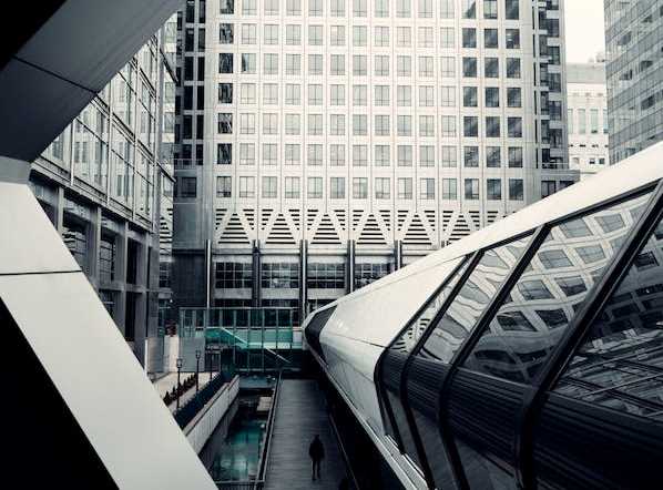 The financial district within the UK