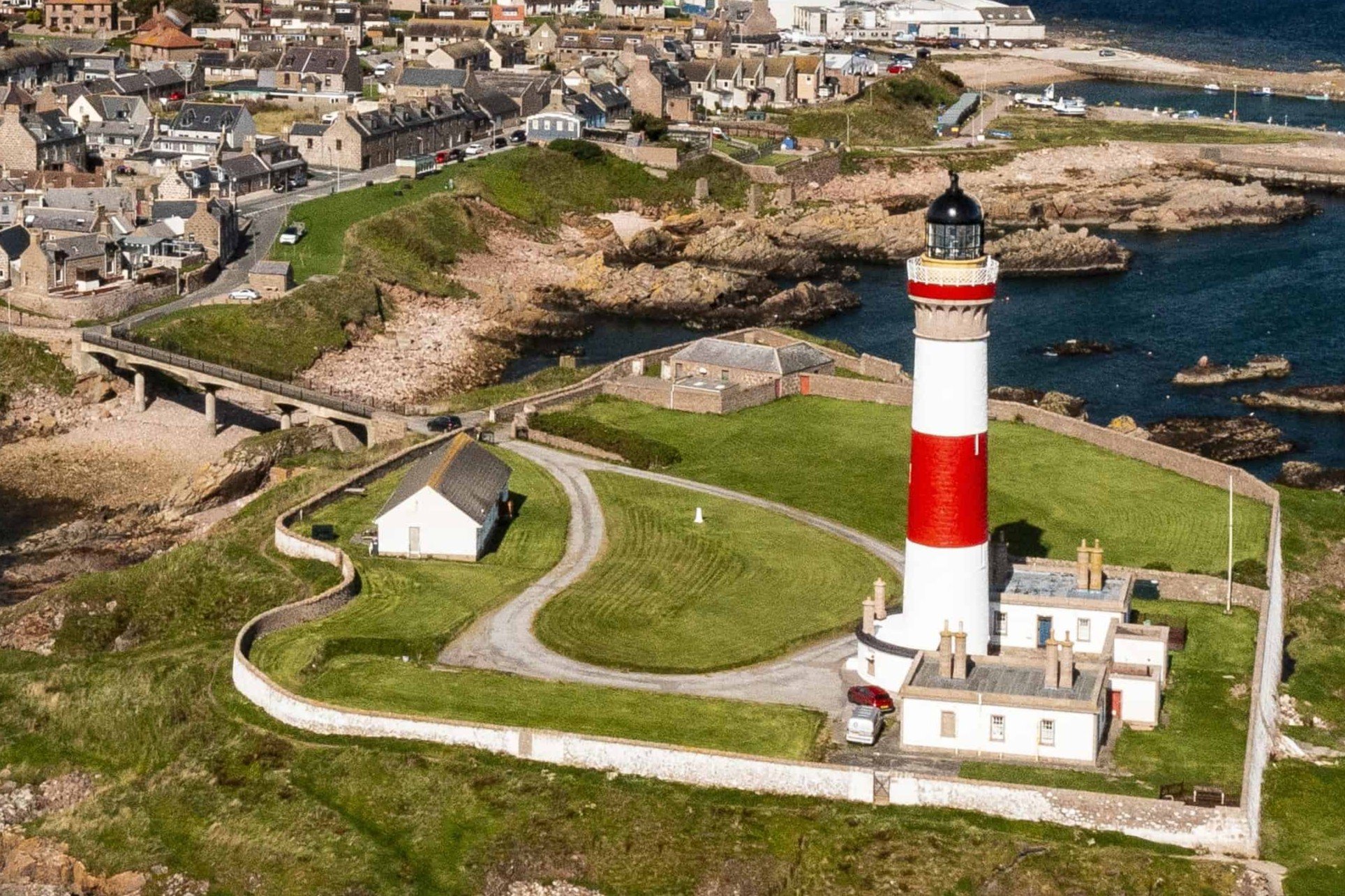 Arial photograph of Peterhead