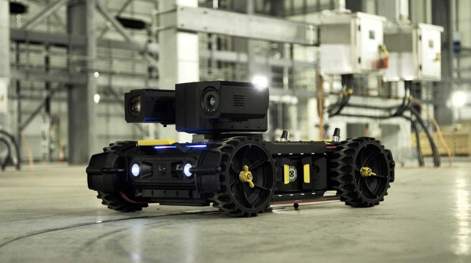 Haggis the robot, part of the ODIN project at SSEN Transmission