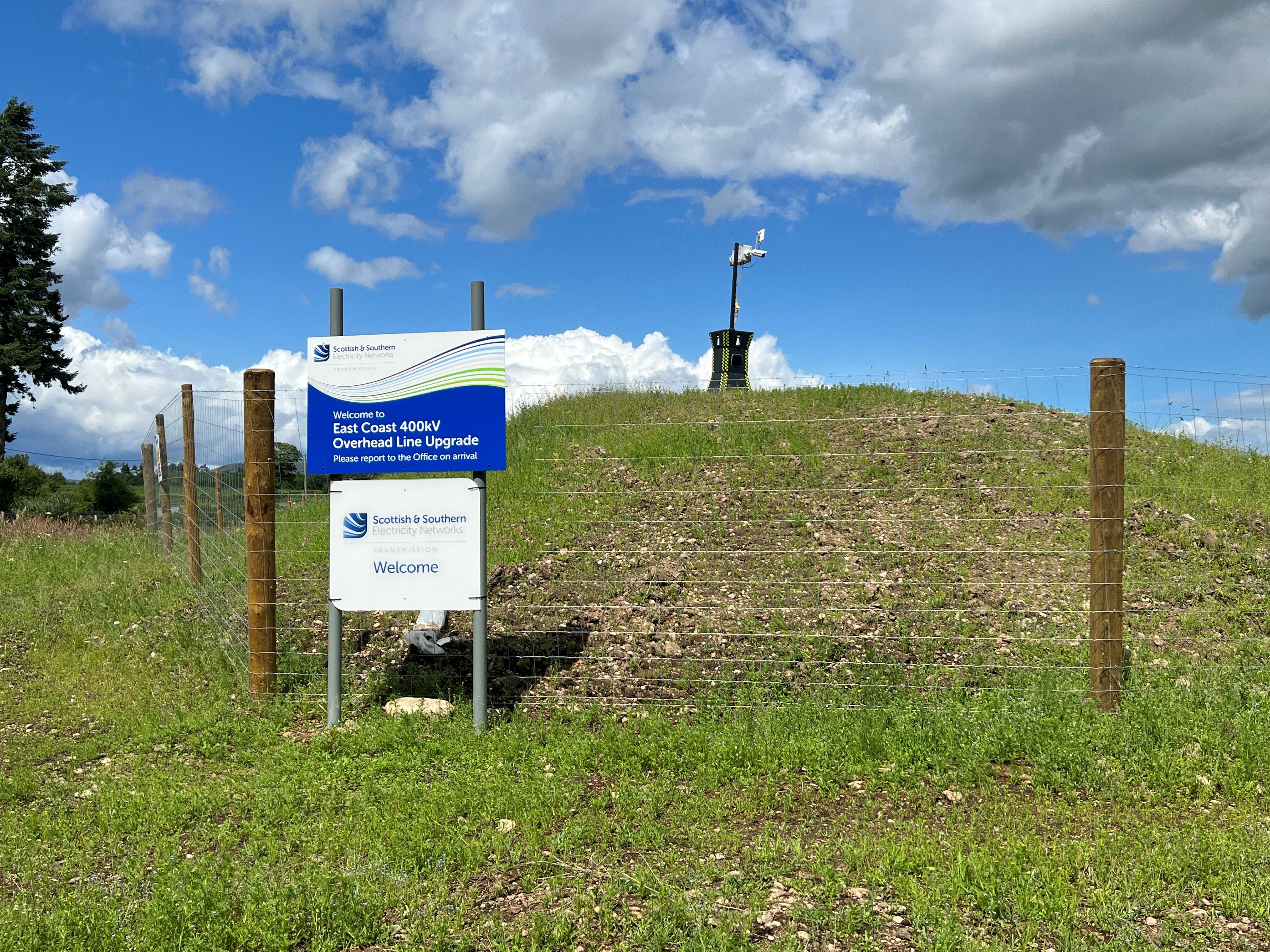 Information board.