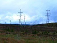 View of Towers in hillside.