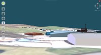 Animated view of site.