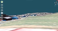 Animated view of site.
