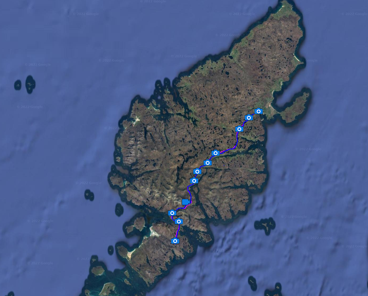 Map of Harris.