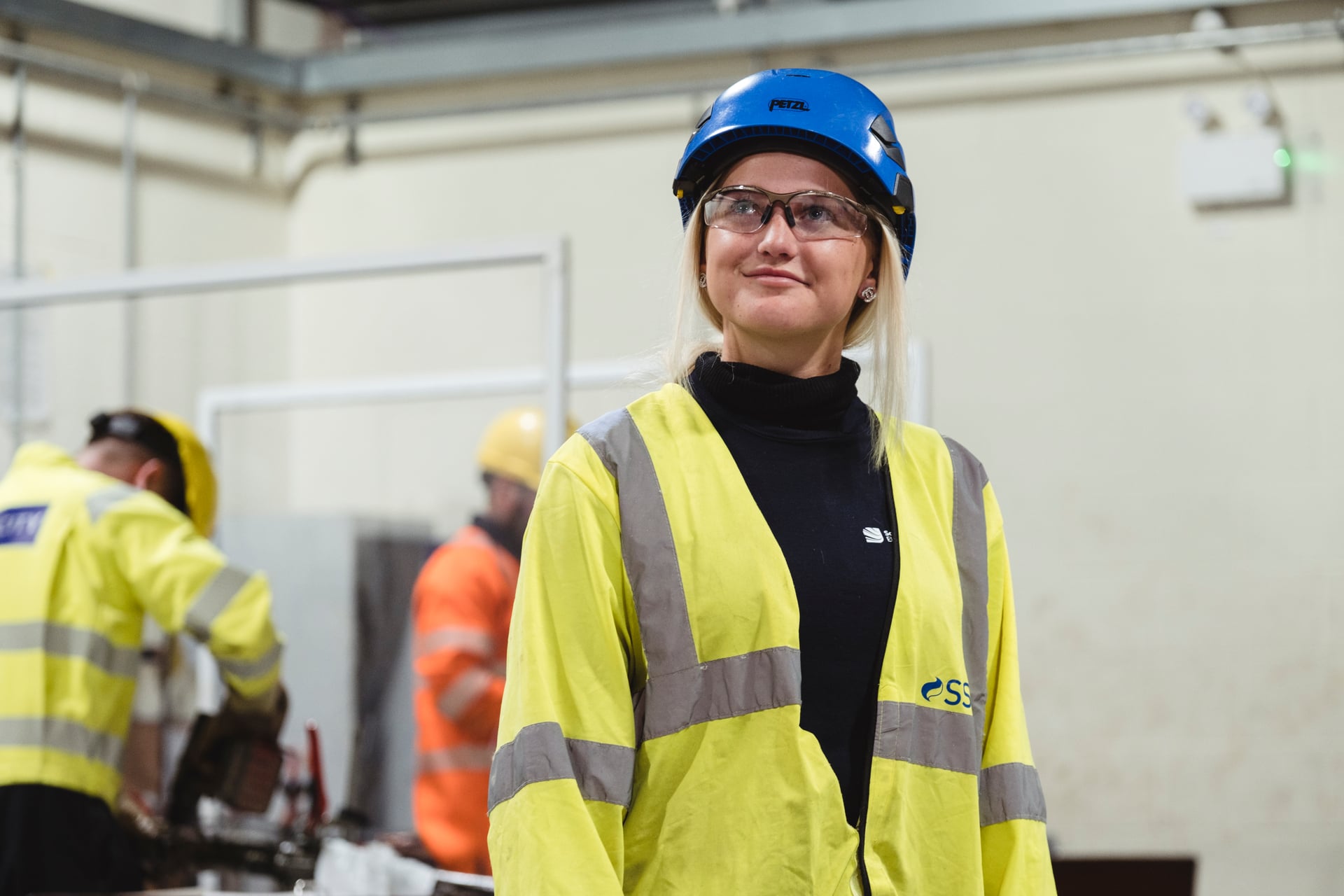 An SSE apprentice in PPE