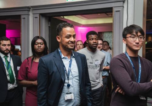 A group of SSE graduate colleagues