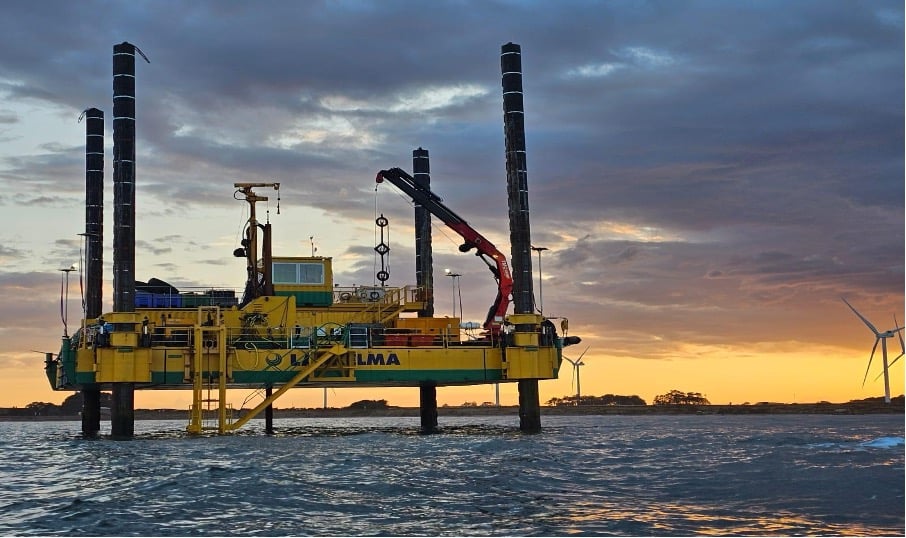 Geotechnical Works taking place in Bridlington