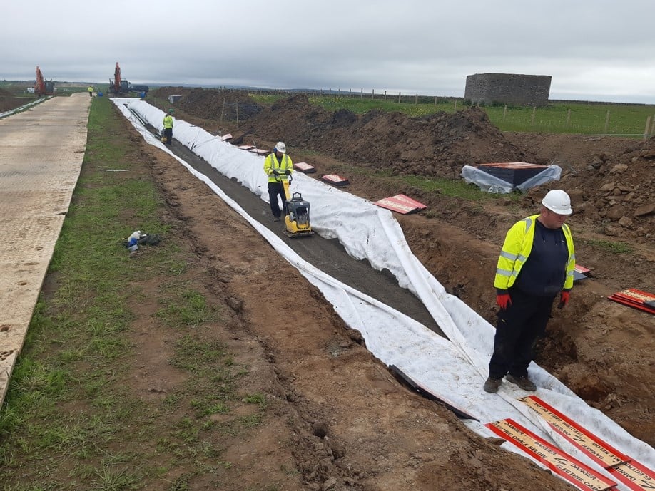 LT9 Caithness Cable Works Get Underway