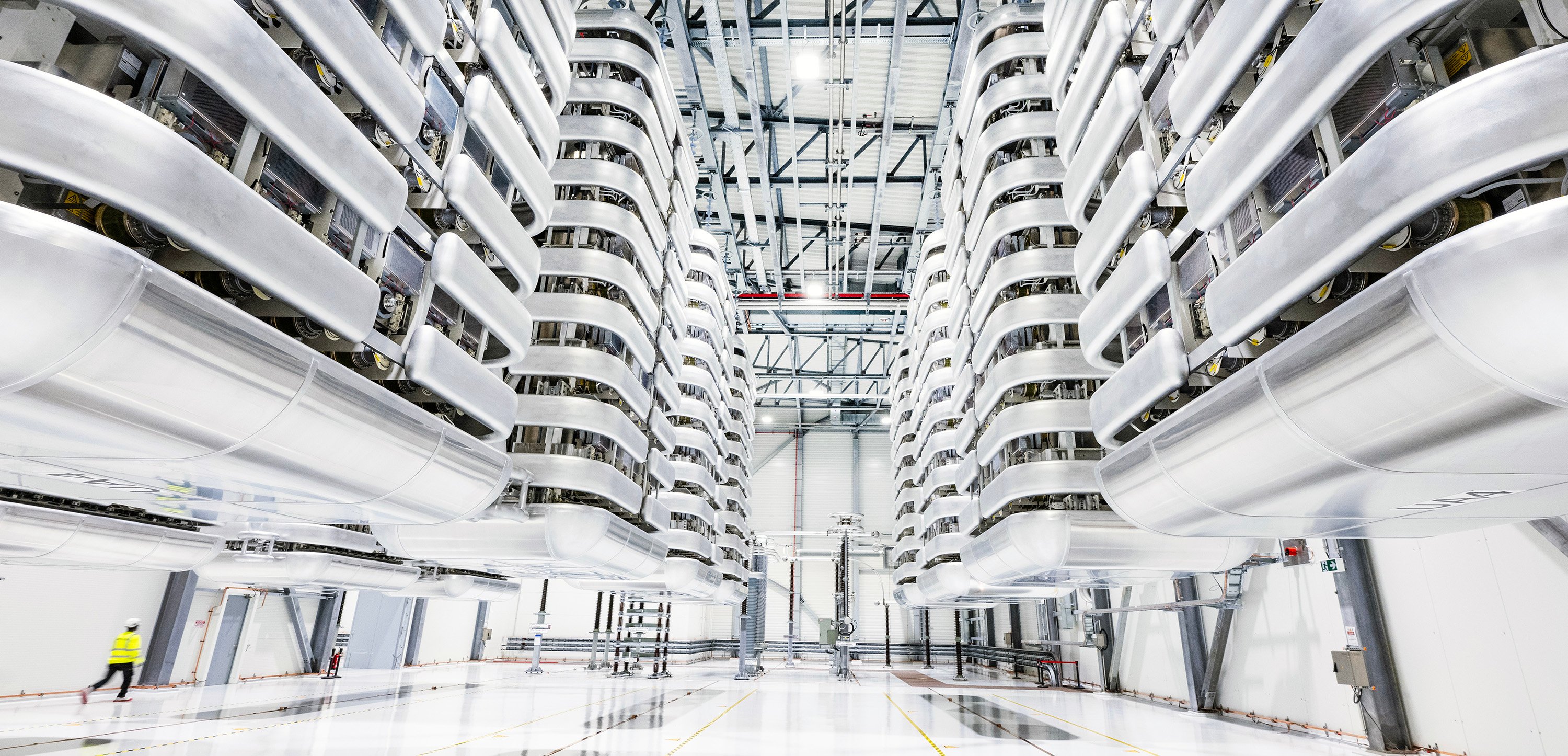 Photo: Existing Hitachi Energy HVDC infrastructure (courtesy of Hitachi Energy)