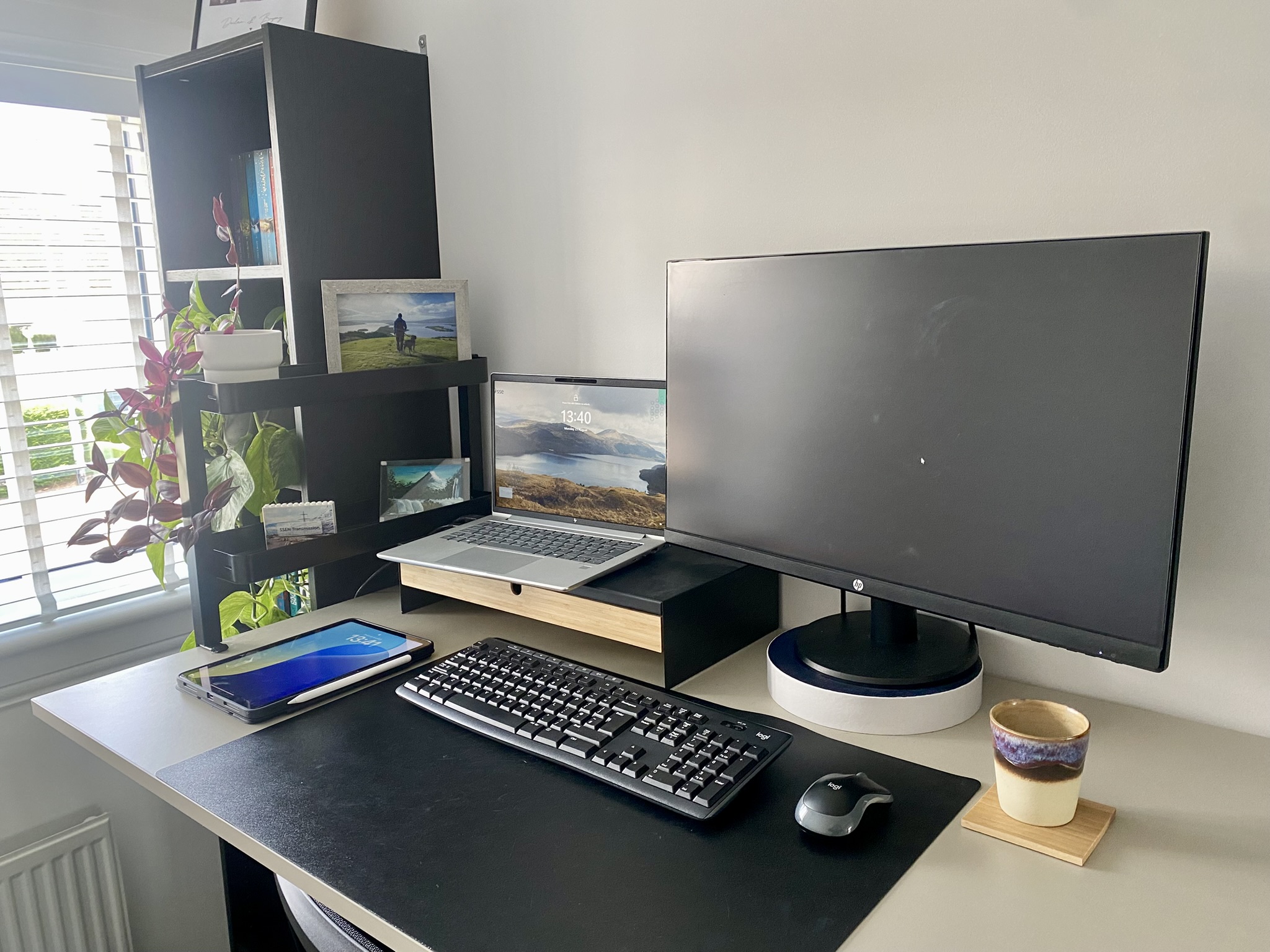 Image of Declan's working from home set up