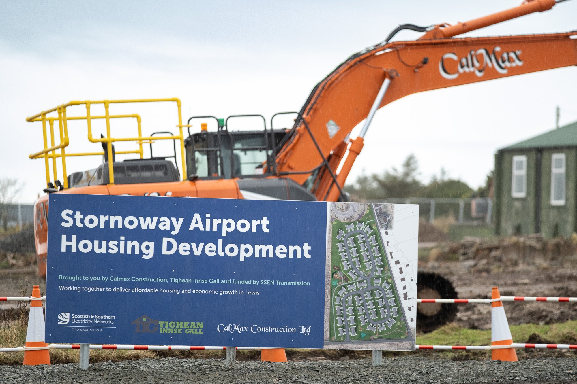Image of Stornoway Airport Housing Development site signage
