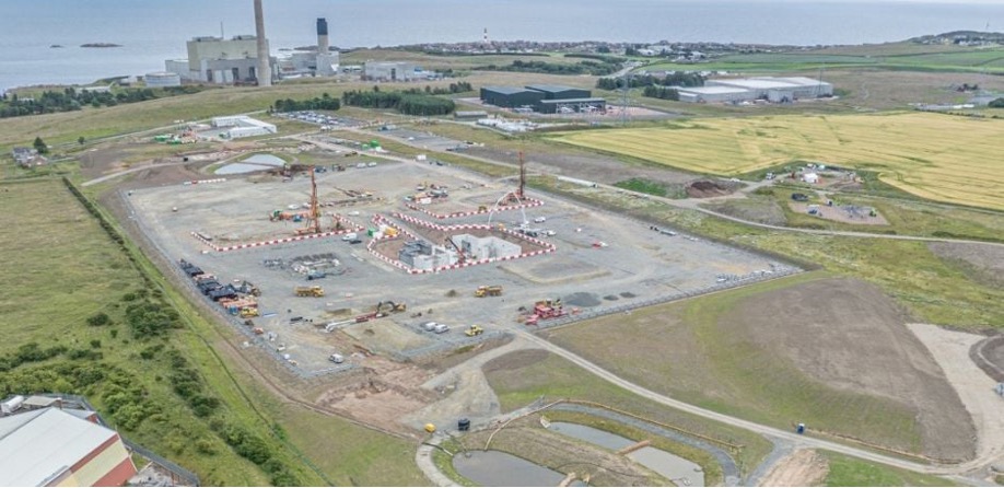 Construction continues at pace in Peterhead at the HVDC converter site