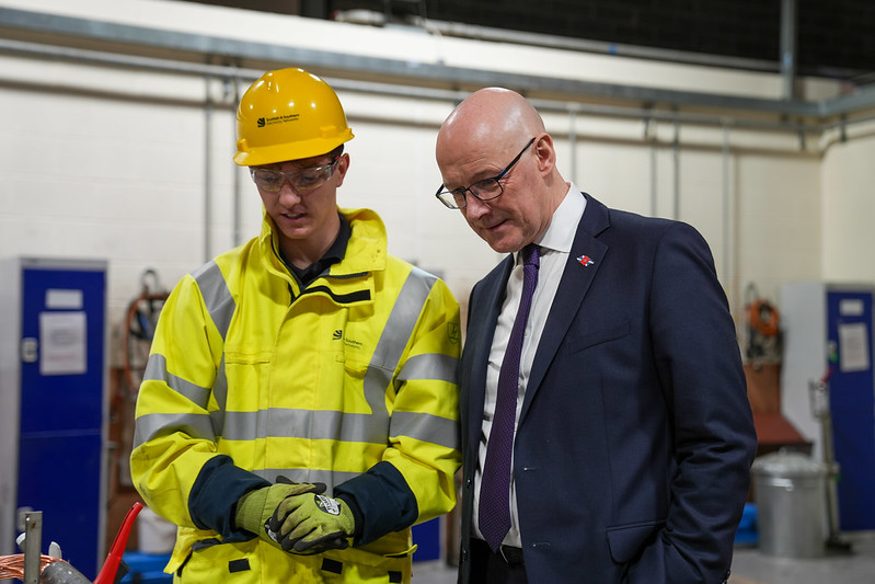 SSEN Transmission_Graduate Kieran Northfield and First Minsiter John Swinney.jpg
