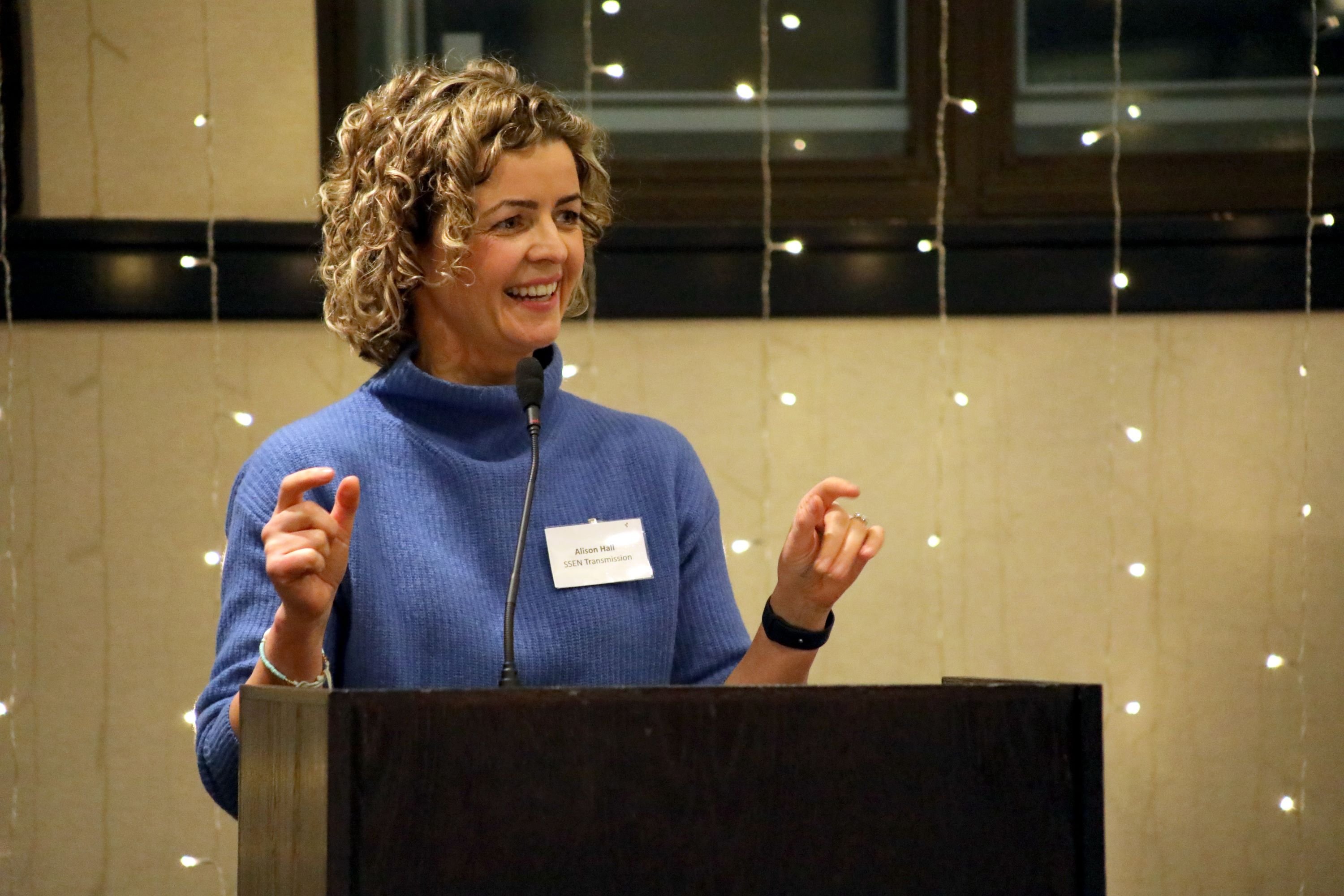 3. SSEN Transmission_SSEN Transmission's Lead Project Manager Alison Hall spoke at the event.jpg