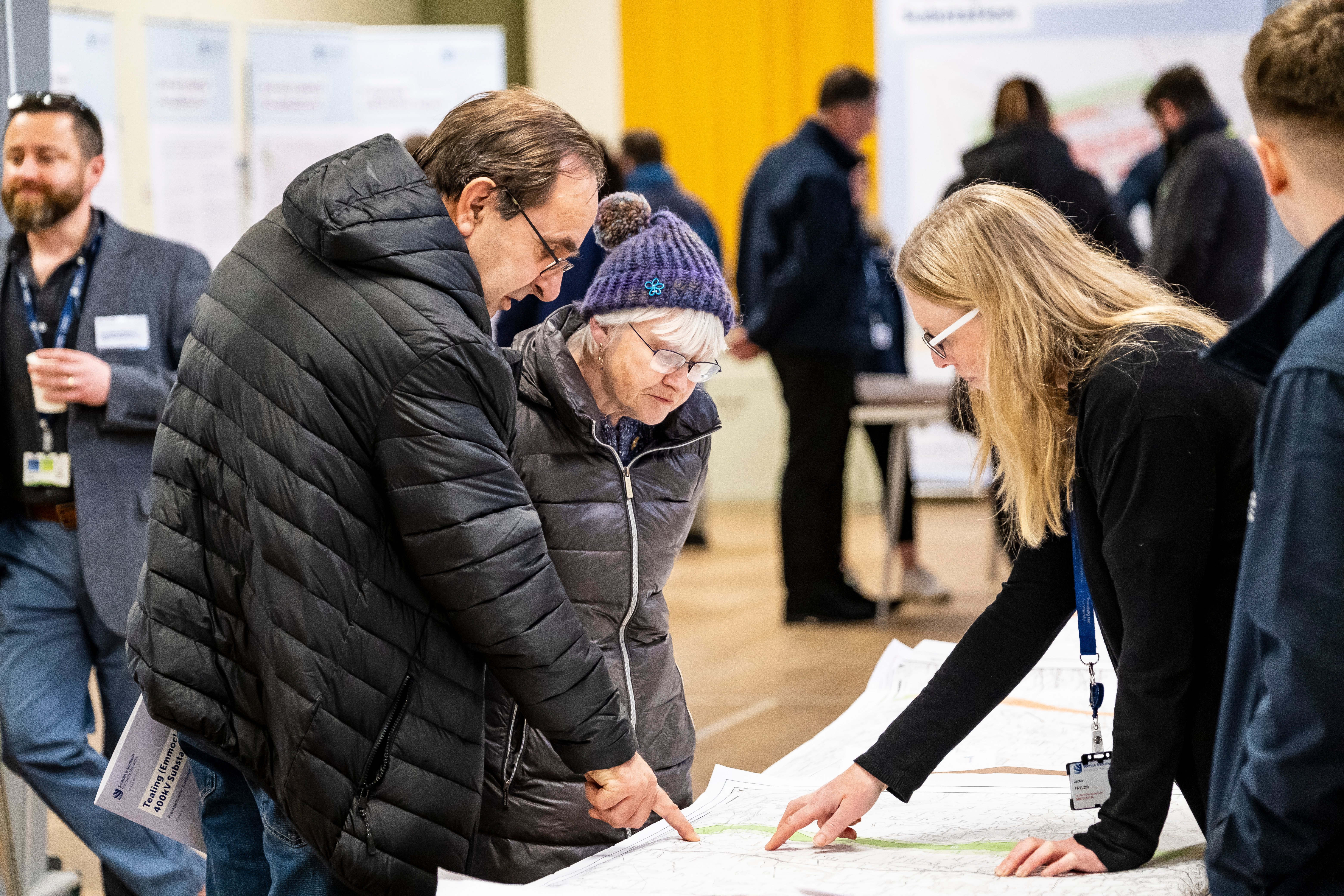 SSEN Transmission colleagues at consultation event