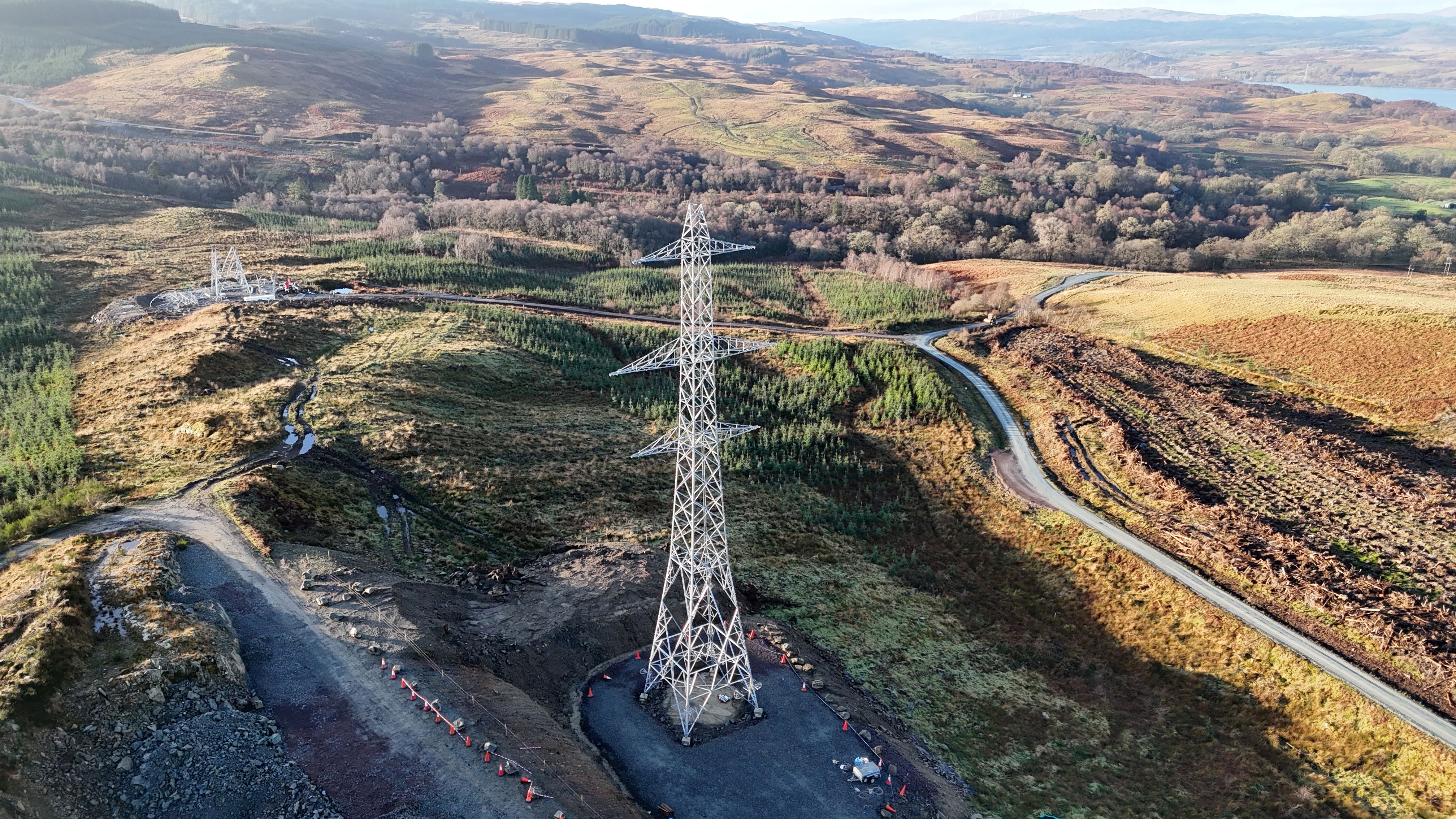 1. SSEN Transmission_Major milestone reached as the first tower in Creag Dhubh-Dalmally overhead line project is complete.jpg
