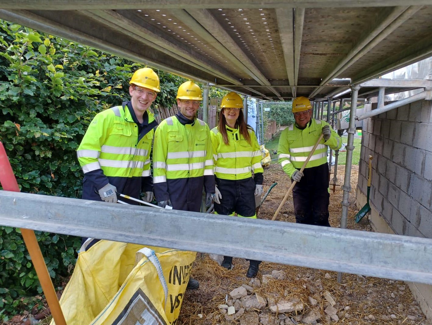 2. SSEN Transmission_Volunteers helped to remove debris from the exterior of The Bothie.png
