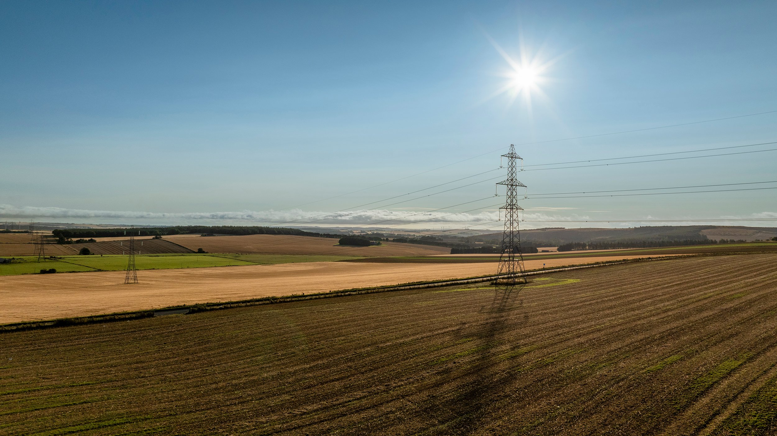SSEN Transmission Overhead Line in Abderdeenshire