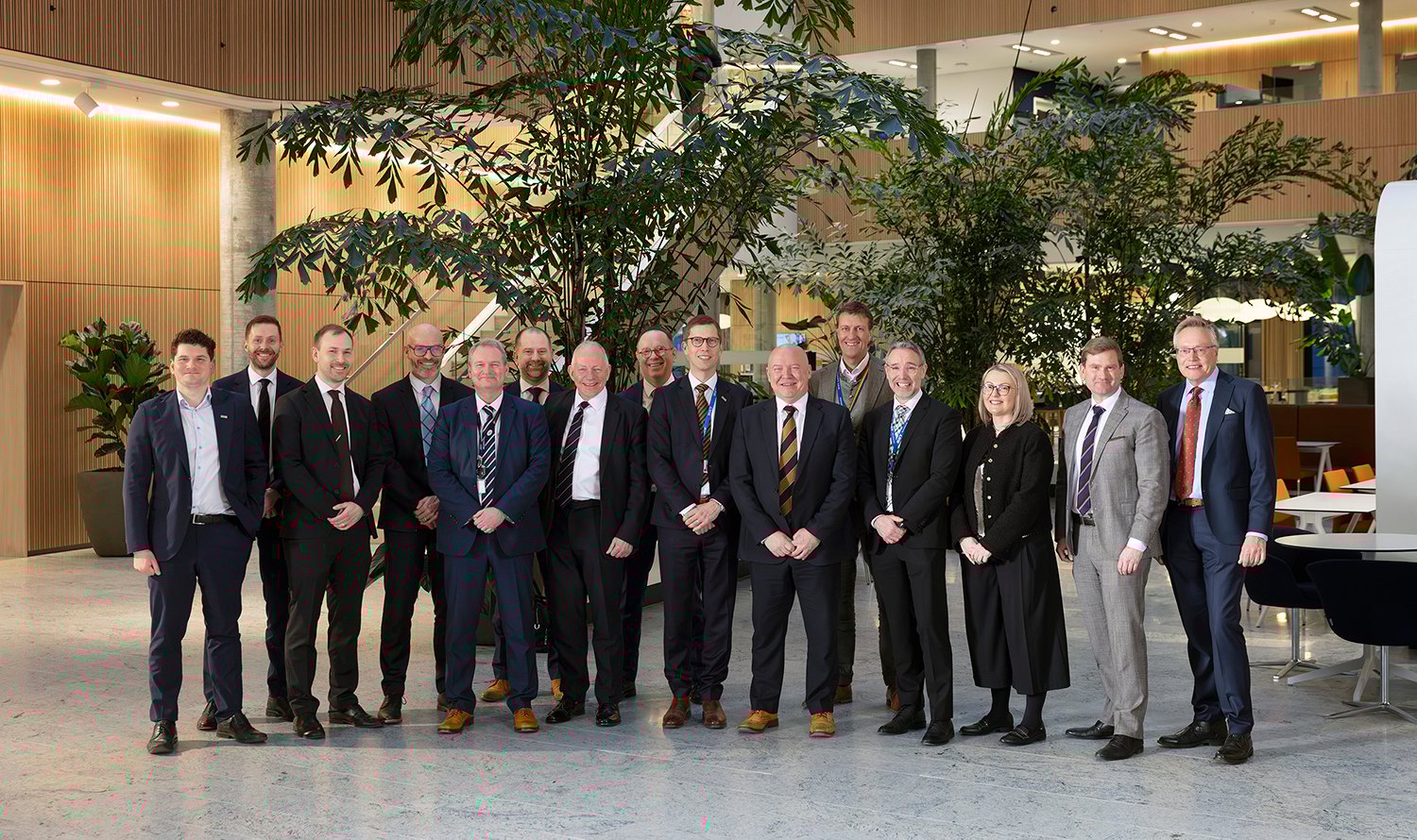 Image shows collective group of SSEN Transmission and NKT Representatives 
